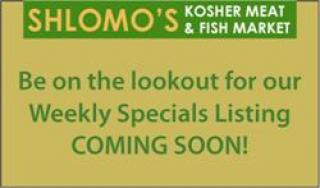 Shlomo's Kosher Meat and Fish